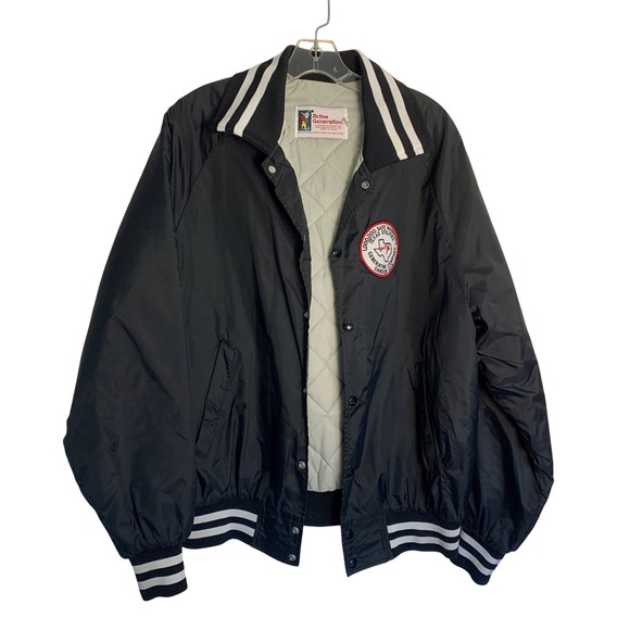 Vintage Active Generation Texas Utilities Sandow Bomber Jacket Mens XL USA - Picture 5 of 16